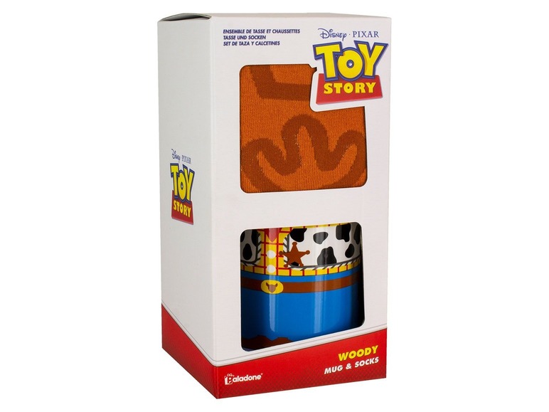 Gehe zu Vollbildansicht: Paladone Toy Story - Woody Mug and Socks Set - Bild 1