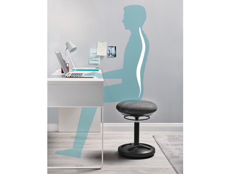 Gehe zu Vollbildansicht: LIVARNO LIVING® Sitztrainer, 3-dimensional beweglich, strapazierfähiger Bezug - Bild 6