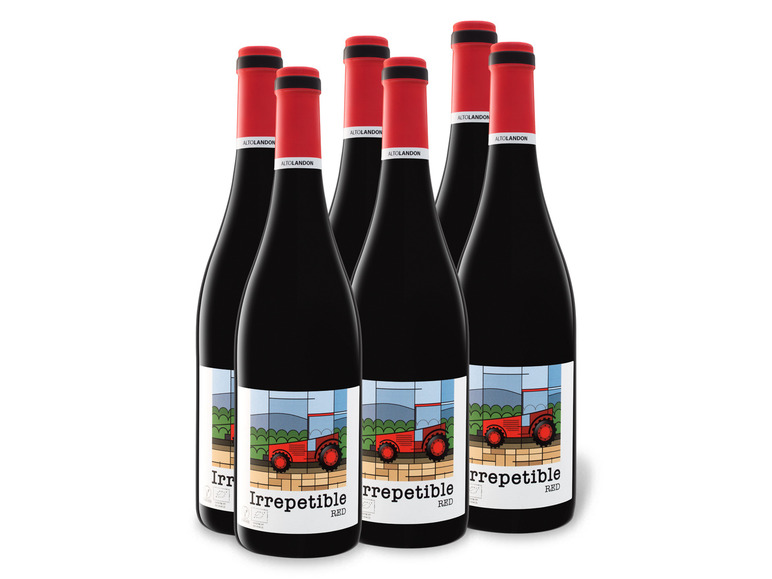 6 x 0 75-l-Flasche Rotwein Altolandon de Weinpaket Irrepetible trocken DO
