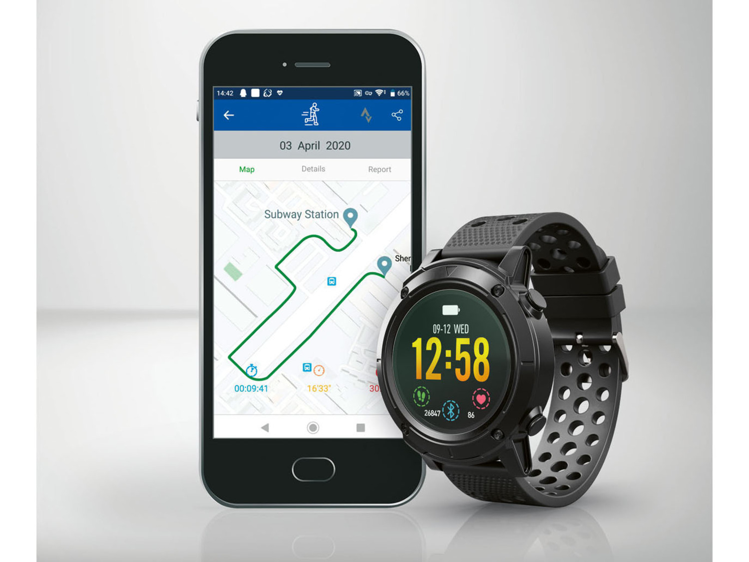 mit Sport, Smartwatch SILVERCREST® LIDL GPS |