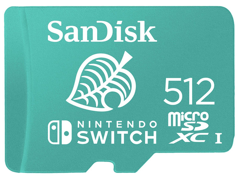 Switch microSD 512GB SanDisk Nintendo Speicherkarte für