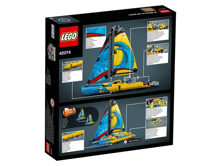 Gehe zu Vollbildansicht: LEGO® Technic 42074 Rennyacht - Bild 2