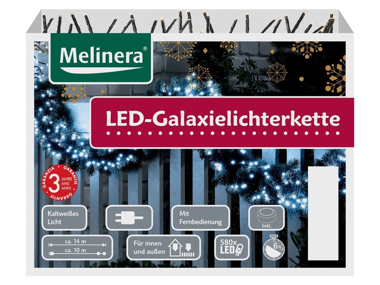 Gehe zu Vollbildansicht: MELINERA® LED-Galaxielichterkette 580 LEDs - Bild 4