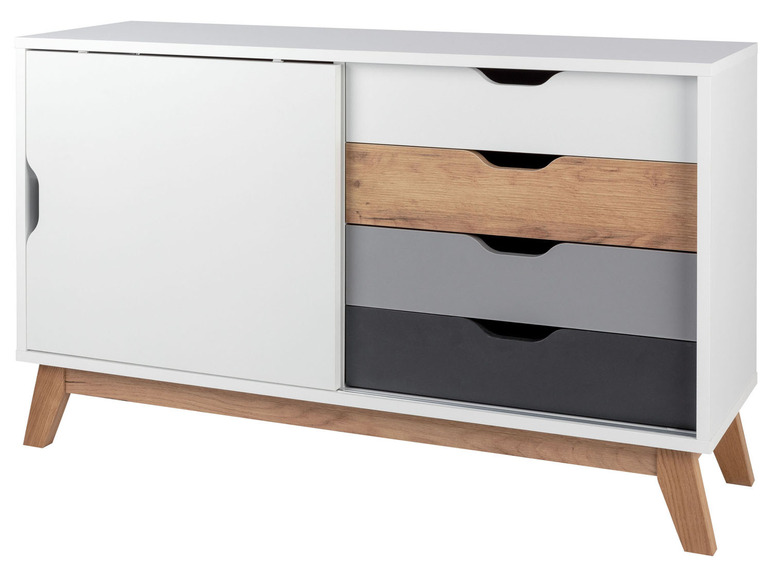 Gehe zu Vollbildansicht: LIVARNO home Sideboard, mit Schiebetür - Bild 1