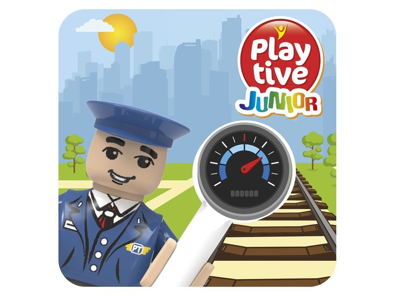 Gehe zu Vollbildansicht: Playtive JUNIOR PLAYTIVE® JUNIOR, Fern-/App-gesteuerte Eisenbahn, Licht- und Soundeffekten, kostenlose App - Bild 9