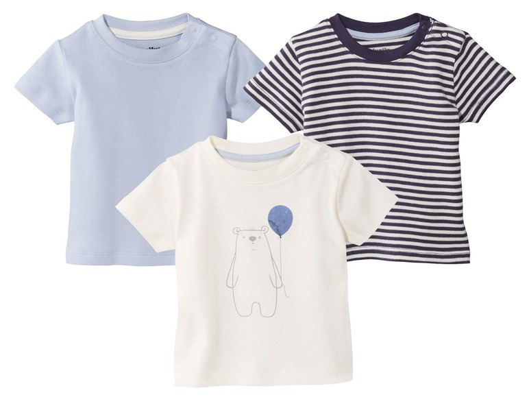 Gehe zu Vollbildansicht: LUPILU® 3 Baby Jungen T-Shirts - Bild 1