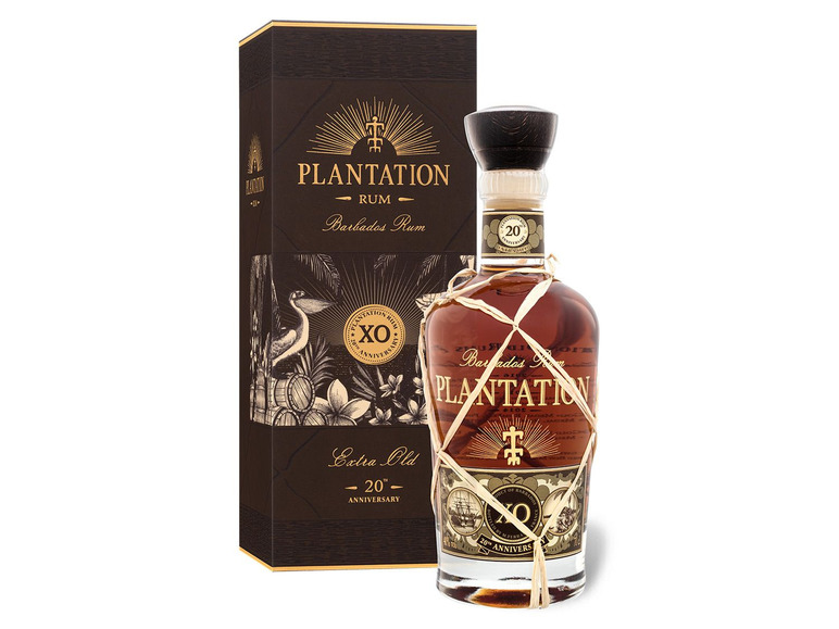 Plantation Barbados Rum XO Old 40% Vol Extra mit Geschenkbox 20th Anniversary