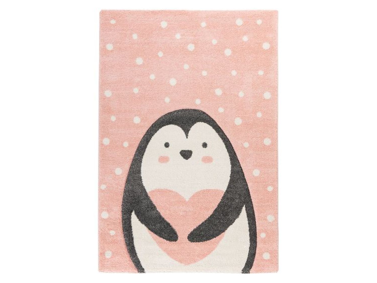 KAYOOM Kinder-Motivteppich (Pinguin rosa, 80cm x 150cm) 80cm x 150cm