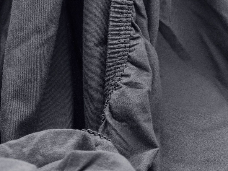 Gehe zu Vollbildansicht: Biberna Jersey Spannbettlaken, für Matratzentopper, aus Baumwolle und Elasthan, bügelfrei - Bild 11