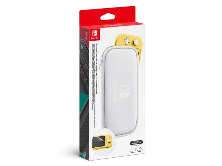 Gehe zu Vollbildansicht: Nintendo Switch Lite -Tasche & -Schutzfolie - Bild 1