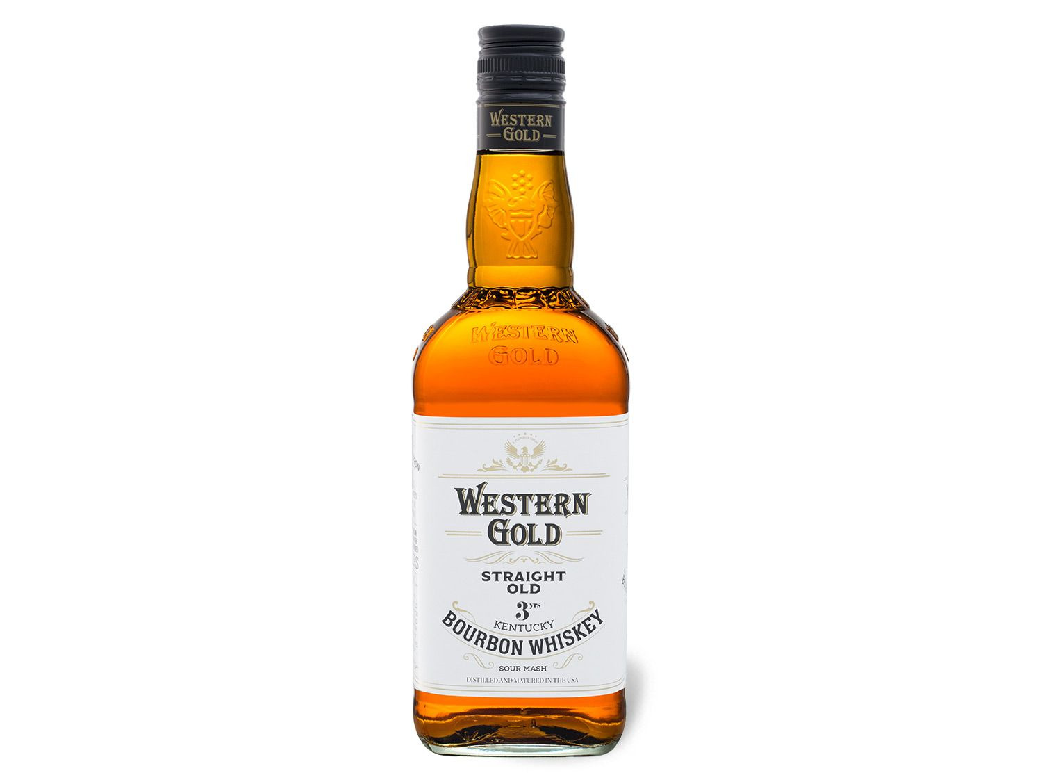 Whiskey GOLD Bourbon LIDL WESTERN | 40% Vol