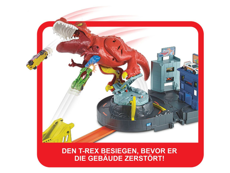 Gehe zu Vollbildansicht: Hot Wheels City T-Rex Attacke - Bild 5