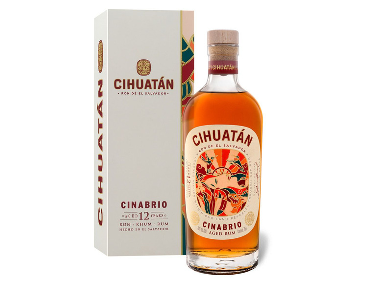 Gehe zu Vollbildansicht: Cihuatan Cinabrio Rum El Salvador 12 Jahre 40% Vol - Bild 1