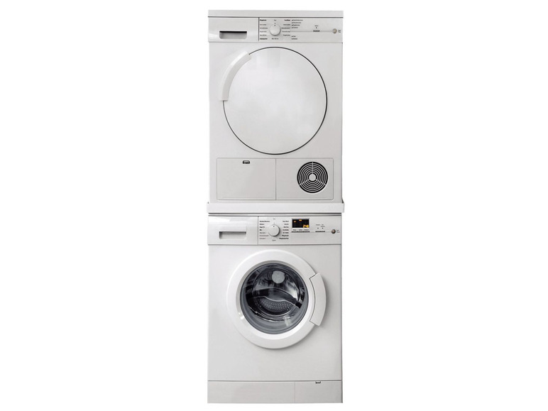 Gehe zu Vollbildansicht: Xavax Zwischenbaurahmen für Waschmaschinen, zum Befestigen des Trockners, 60 x 60 cm - Bild 2