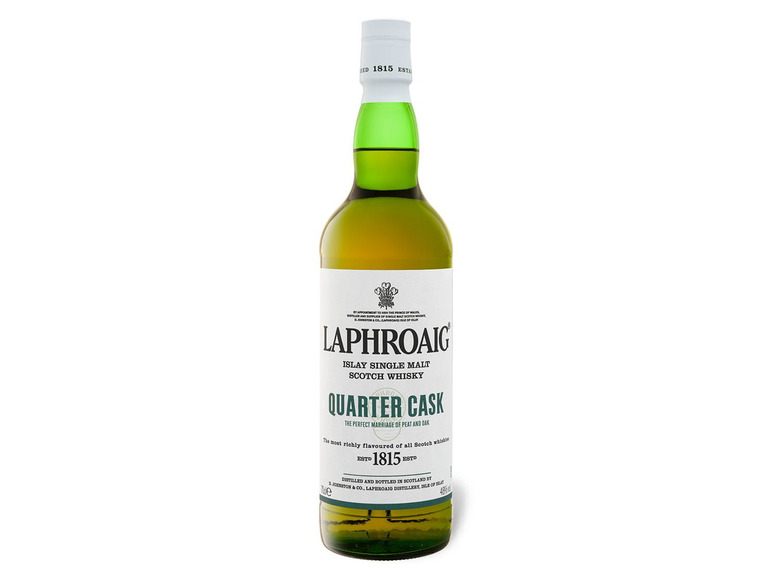 Laphroaig Quarter Cask Islay Scotch Whisky Vol 48% mit Geschenkbox Single Malt