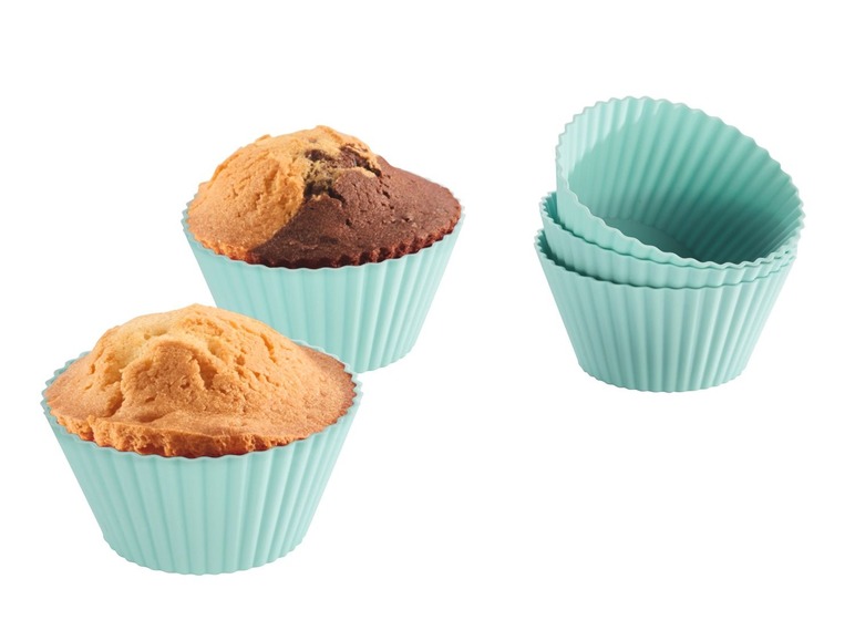 Gehe zu Vollbildansicht: ERNESTO® Muffin Formen, 12 Stück, wiederverwendbar, hitzebeständig, aus Silikon - Bild 6