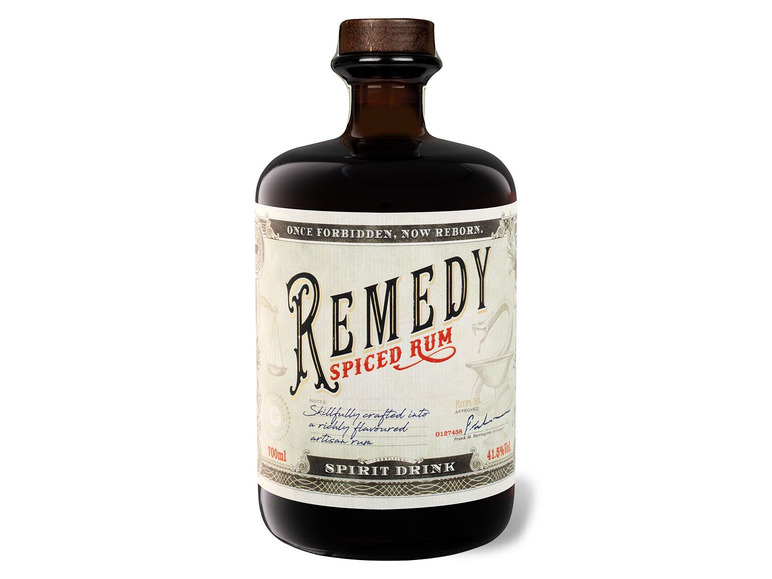 Gehe zu Vollbildansicht: Remedy Spiced Rum (Rum-Basis) 41,5% Vol - Bild 1
