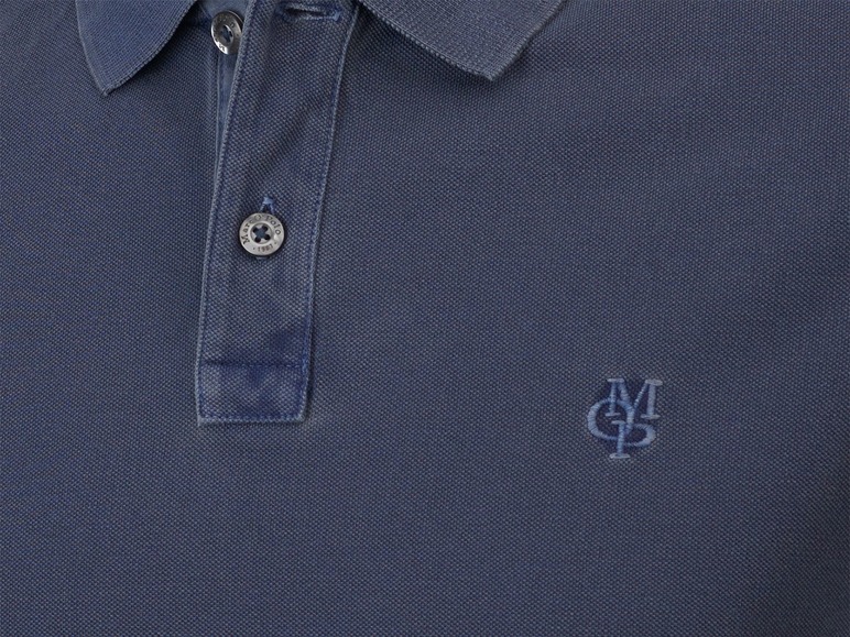 Gehe zu Vollbildansicht: Marc O'Polo Herren Polo Shirt Rib Details - Bild 7