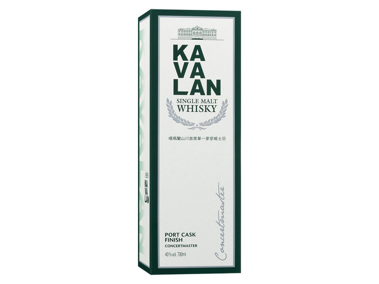 Kavalan Concertmaster Whisky Port Finish Cask Vol Geschenkbox Malt Single 40% mit