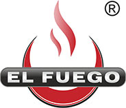 El Fuego Feuerstelle mit Funkenschutzgitter, ca. H 34 …