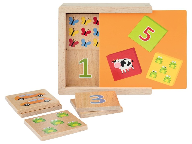 Gehe zu Vollbildansicht: Playtive JUNIOR PLAYTIVE® JUNIOR Kinder Lernspiel, mit Aufbewahrungsbox, aus Holz - Bild 2