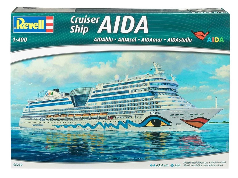 Gehe zu Vollbildansicht: Revell Modellbausatz Cruiser Ship AIDA - Bild 12