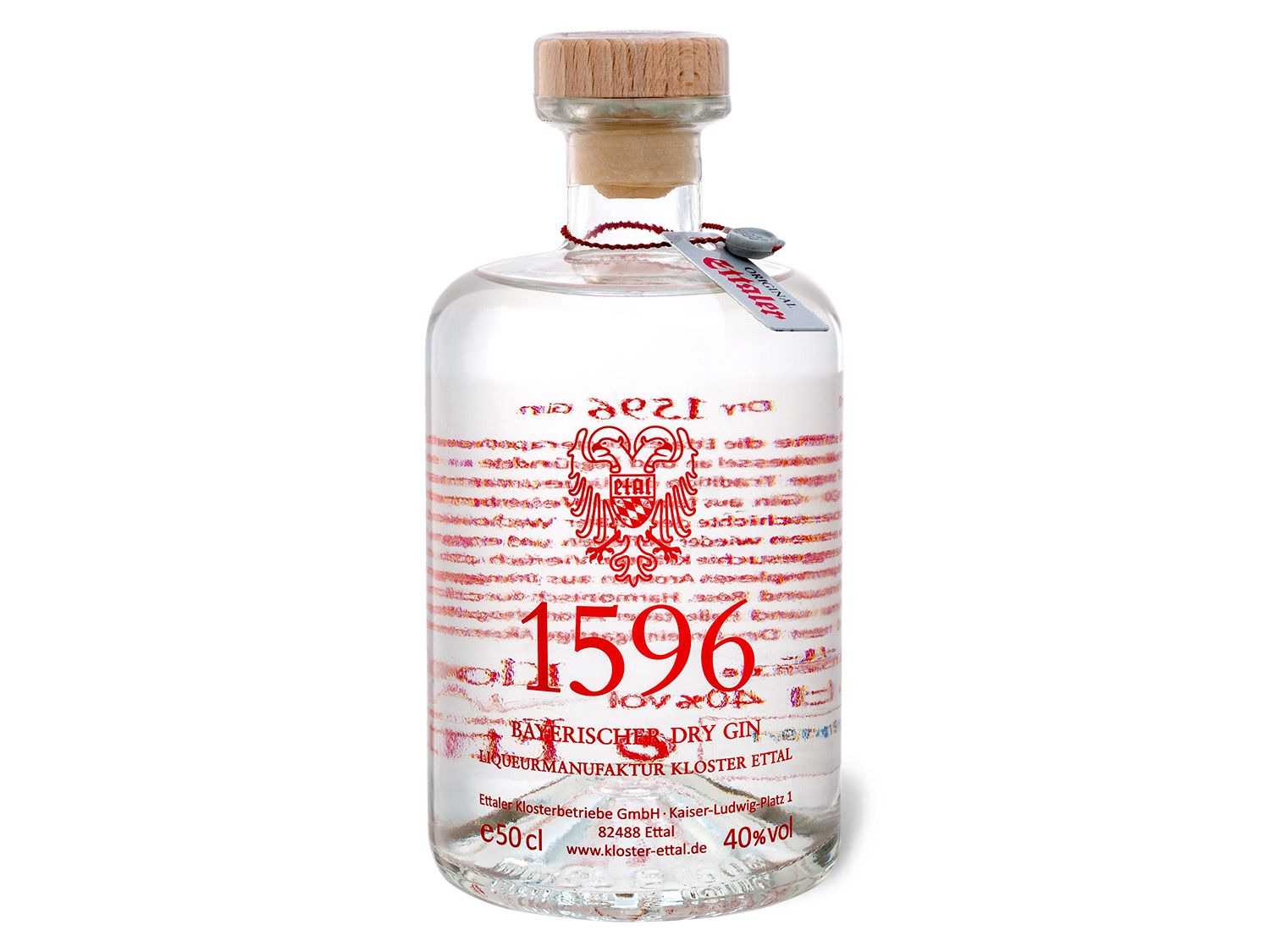 Ettaler 1596 LIDL Bayrischer | 40% Gin Kloster Vol