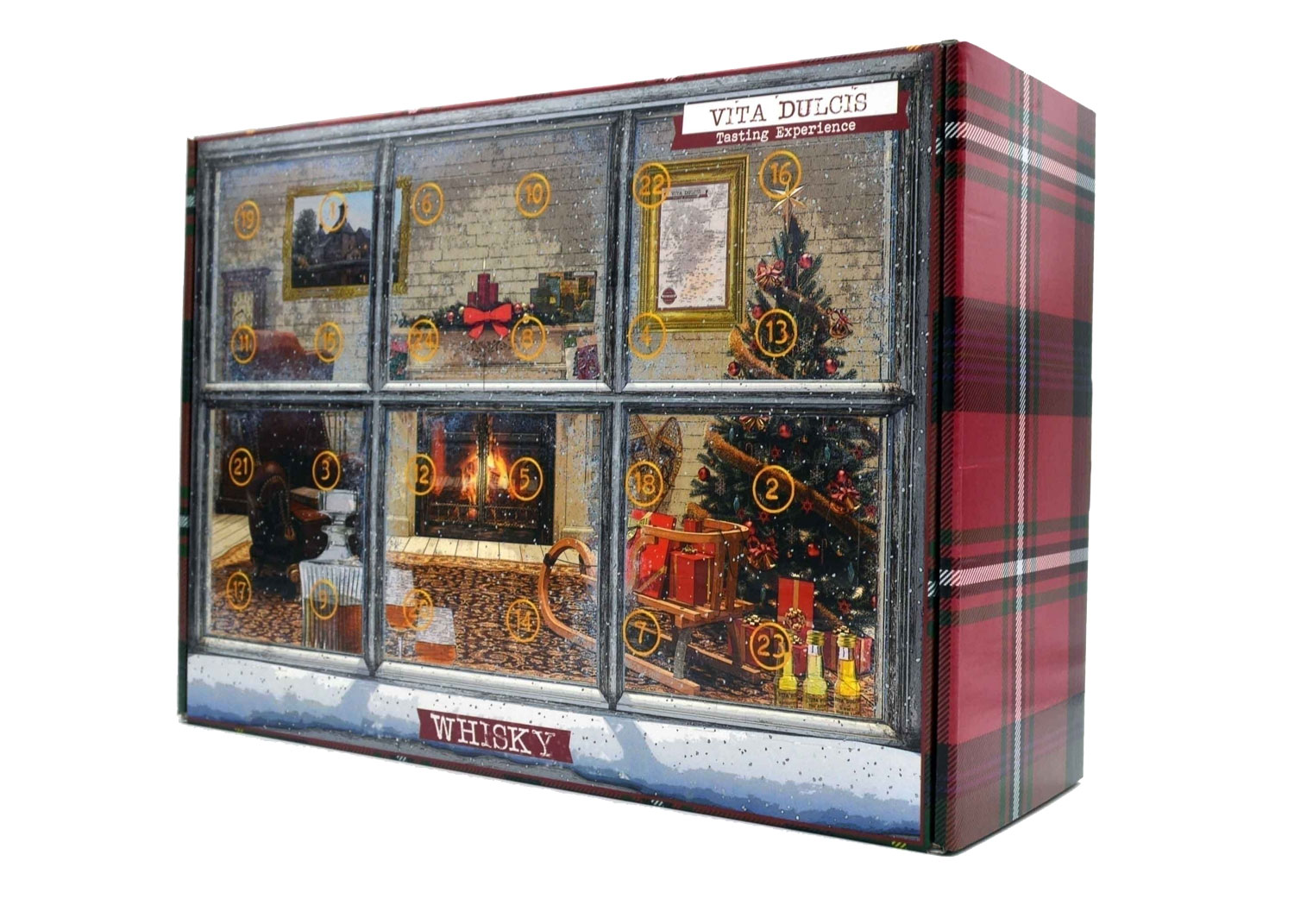 Vita Dulcis Whisky Adventskalender International 24 x 0,02l