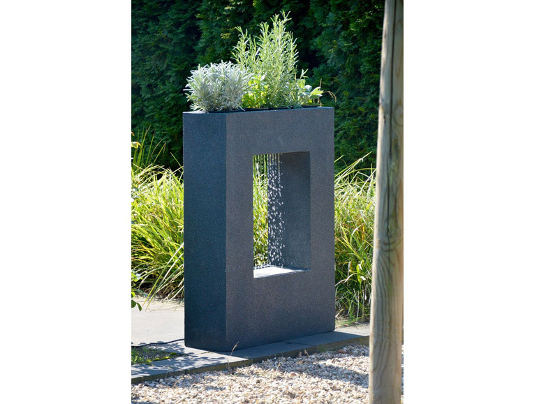 dobar Großer Design-Gartenbrunnen mit Pflanzen-Option