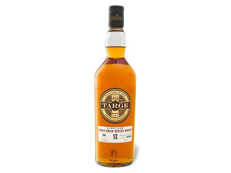 The Targe Highland Single Grain Scotch Whisky 12 Jahre mit Geschenkbox 40% Vol
