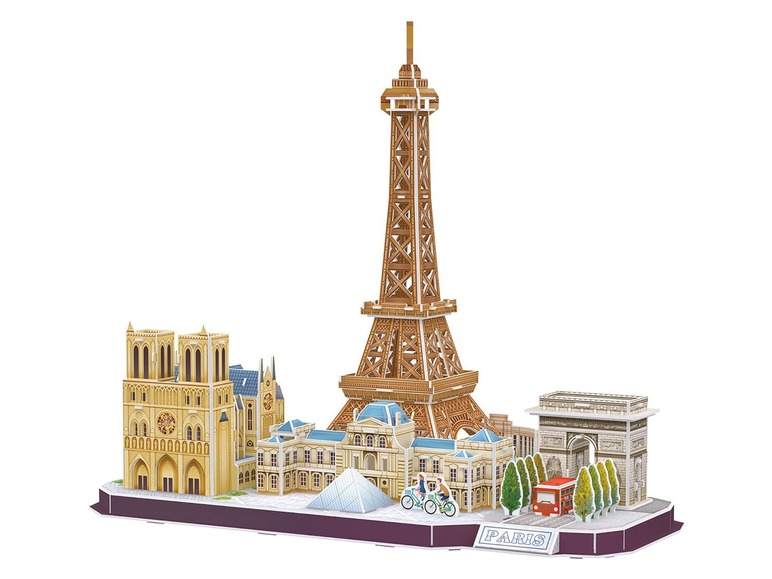 Gehe zu Vollbildansicht: Revell 3D Puzzle »Paris Skyline«, 114 Einzelteile, ab 10 Jahren - Bild 1
