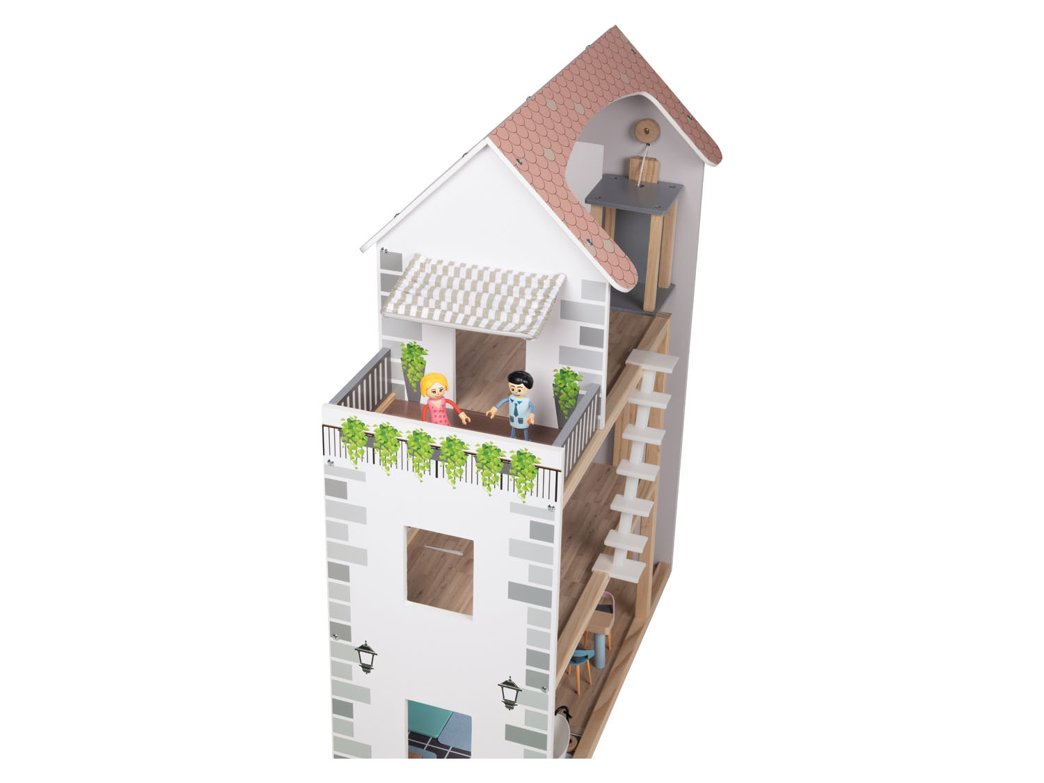 Playtive Puppenhaus aus Holz online LIDL | kaufen