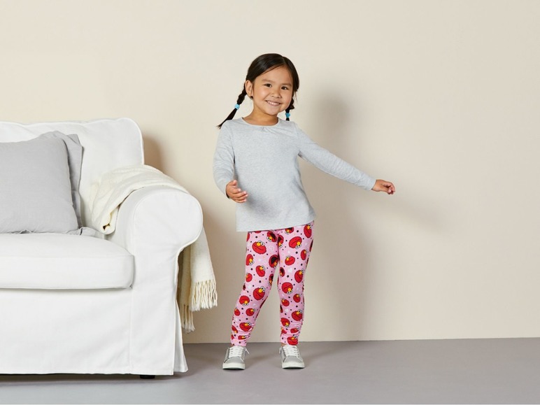 Gehe zu Vollbildansicht: Kleinkinder Leggings Mädchen, mit Baumwolle und Elasthan - Bild 9