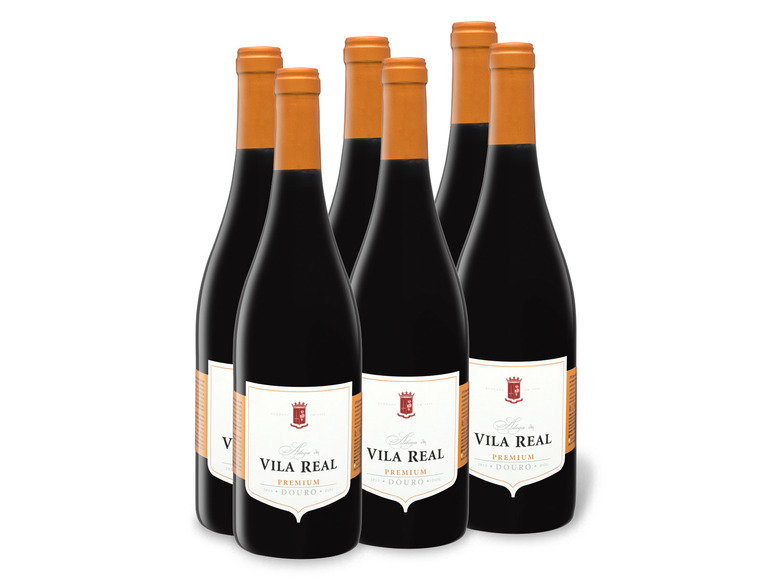 DOC 0 Vila x trocken Real 6 Weinpaket 75-l-Flasche Rotwein Douro Premium