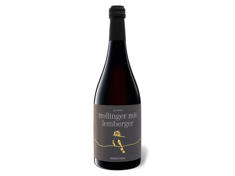 Gutswein mit 2020 Lemberger QbA, Trollinger Rotwein Diehl Weingut