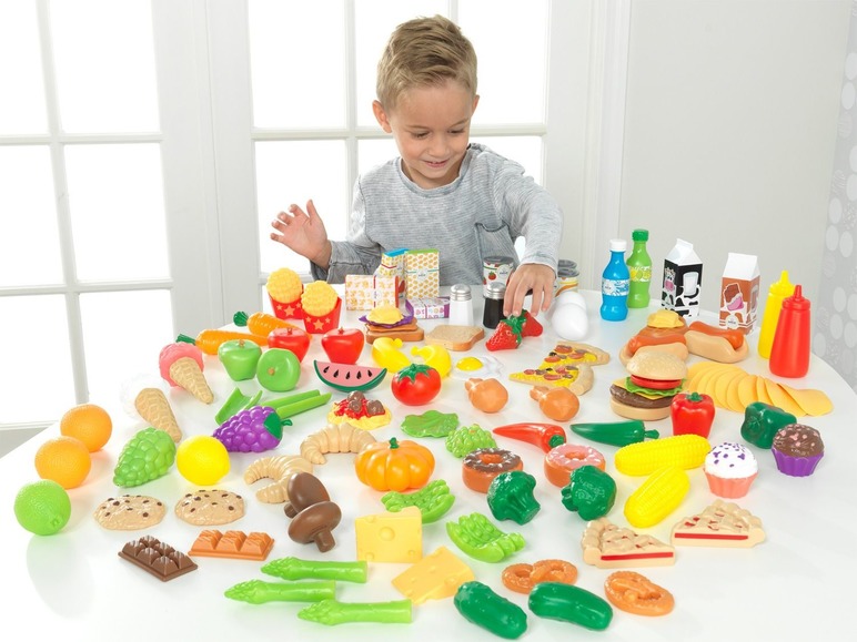 Gehe zu Vollbildansicht: KidKraft Spielzeug-Lebensmittel Set, 115- teilig - Bild 2