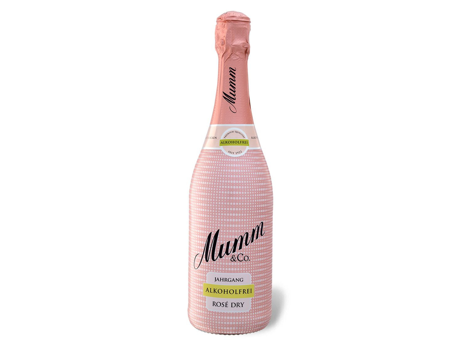 Rosé, Schaumwein Mumm LIDL Dry | alkoholfreier