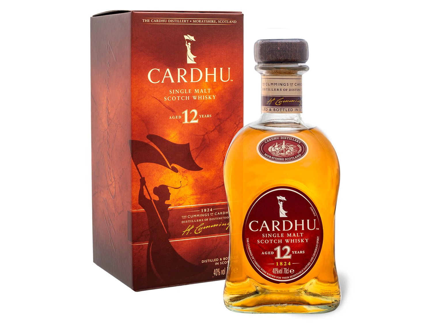 Cardhu Single Malt Scotch Whisky 12 Jahre mit Geschenk…