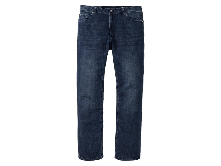 Gehe zu Vollbildansicht: LIVERGY® Herren Jeans, gerade geschnitten, mit Baumwolle - Bild 2