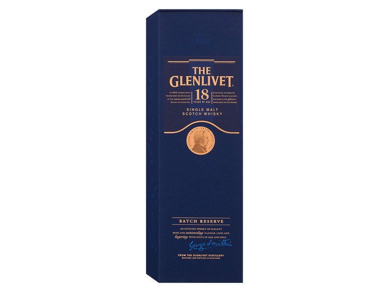The Glenlivet Speyside Vol Jahre Whisky Malt Geschenkbox Scotch 40% Single 18 mit