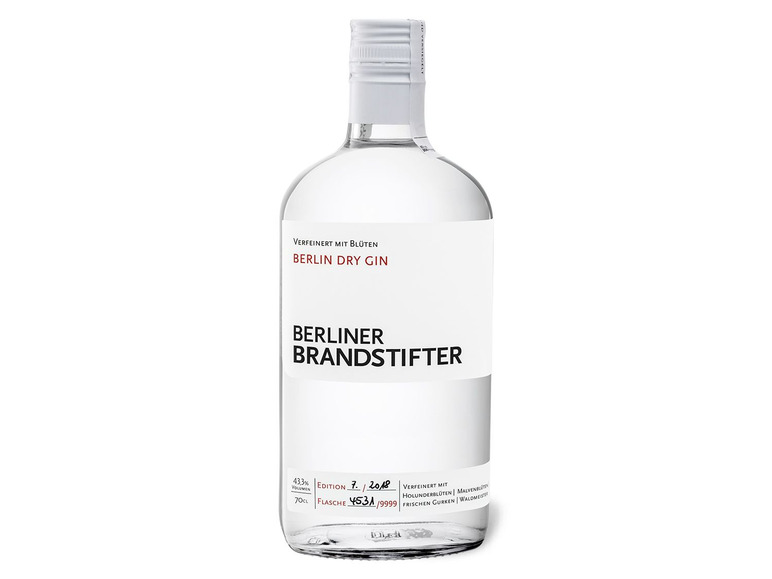 Berlin Dry Vol Gin 43,3% Brandstifter Berliner