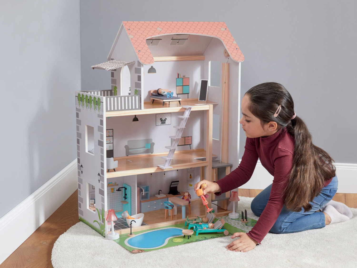 Playtive Puppenhaus online LIDL Holz kaufen | aus