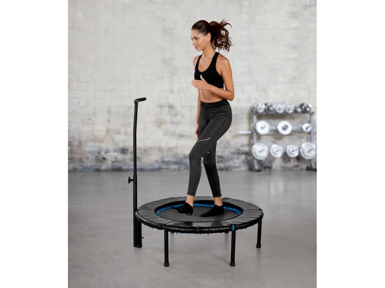 Gehe zu Vollbildansicht: CRIVIT® Fitness Trampolin, mit T-Griff, 112 cm Durchmesser, 120 kg Belastbarkeit - Bild 6