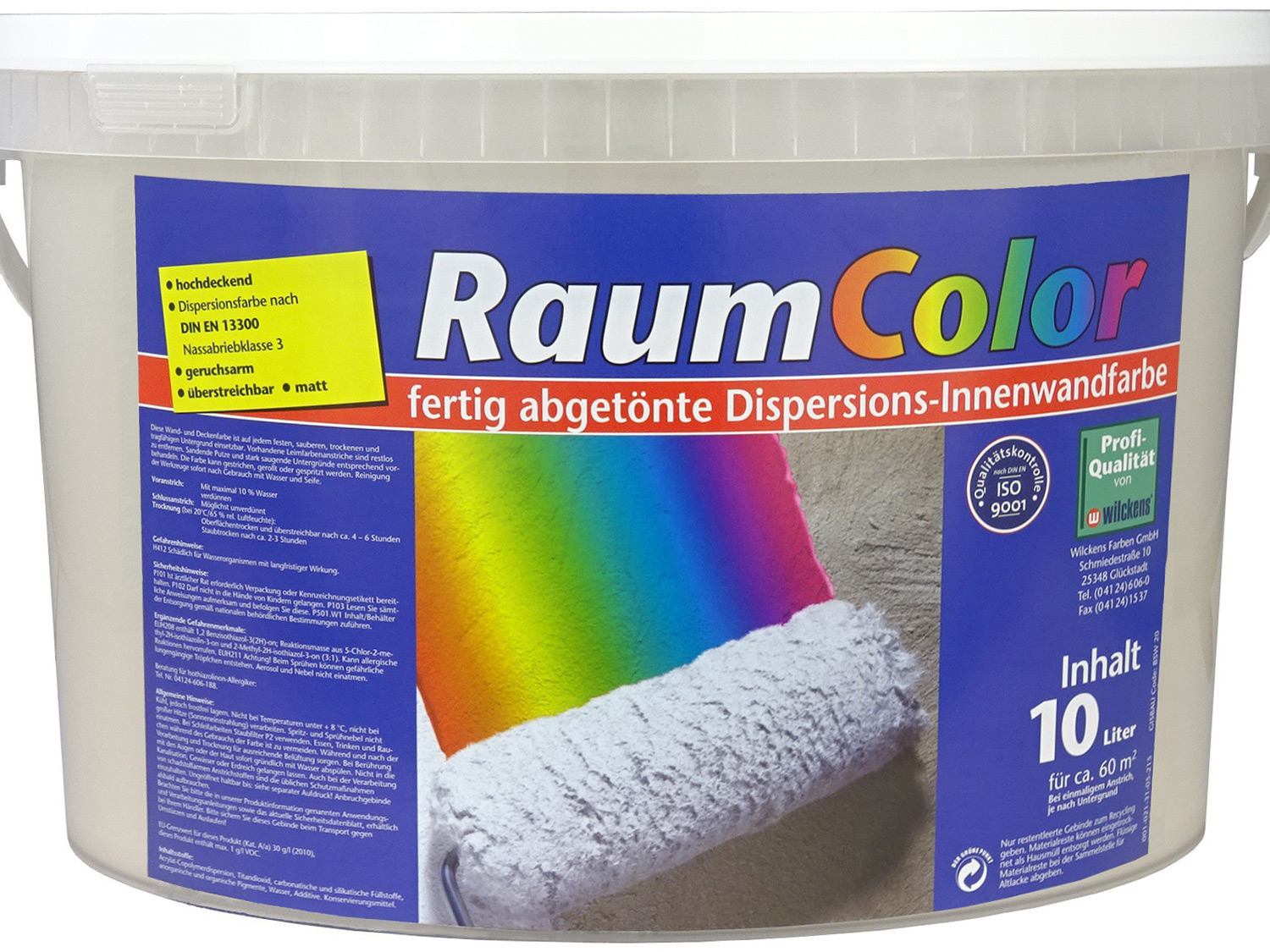 Raumcolor, Dispersions-Innenwandfarbe, 10 Wilckens L