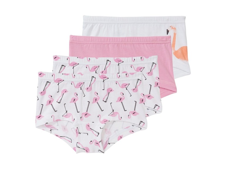 Gehe zu Vollbildansicht: LUPILU® Panties / Slips Mädchen, Single-Jersey-Qualität, aus Baumwolle, 4 oder 7 Stück - Bild 2