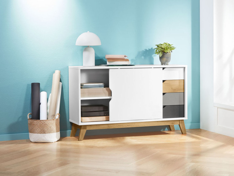 Gehe zu Vollbildansicht: LIVARNO home Sideboard, mit Schiebetür - Bild 7