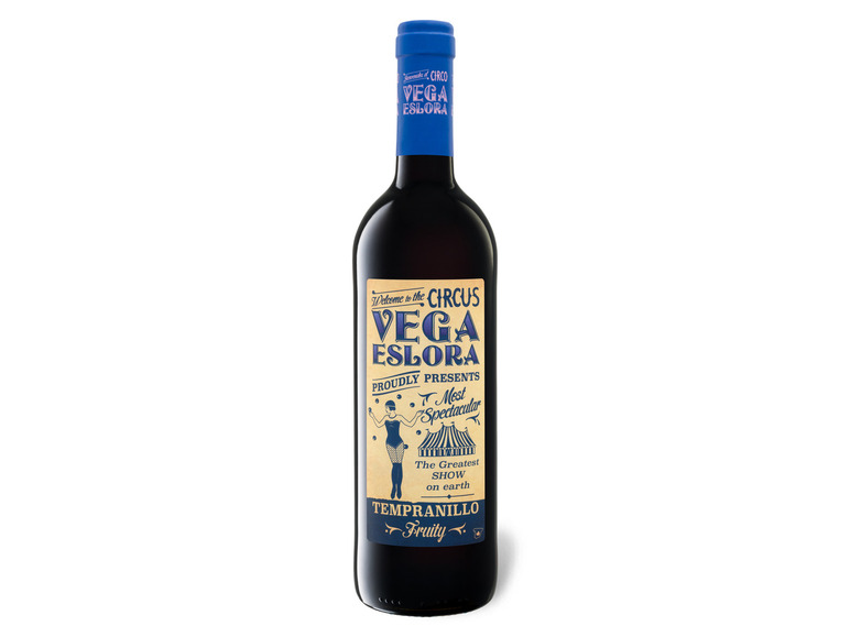 2022 Rotwein halbtrocken, Tempranillo Eslora Vdt Vega