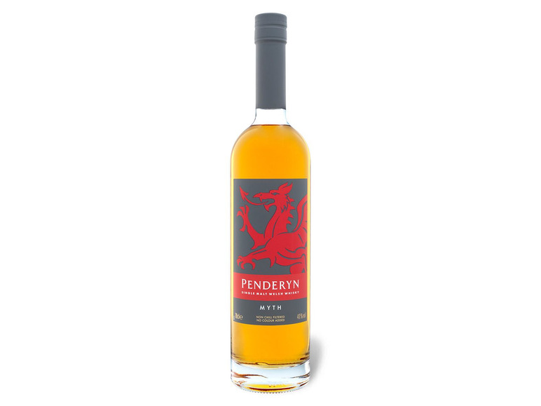 Penderyn Myth Single Malt Welsh Whisky mit Geschenkbox 41% Vol