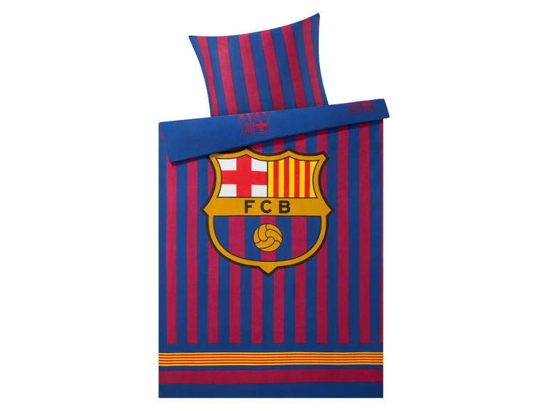 Gehe zu Vollbildansicht: Renforcé Bettwäsche »FC Barcelona«, 135 x 200 cm - Bild 1