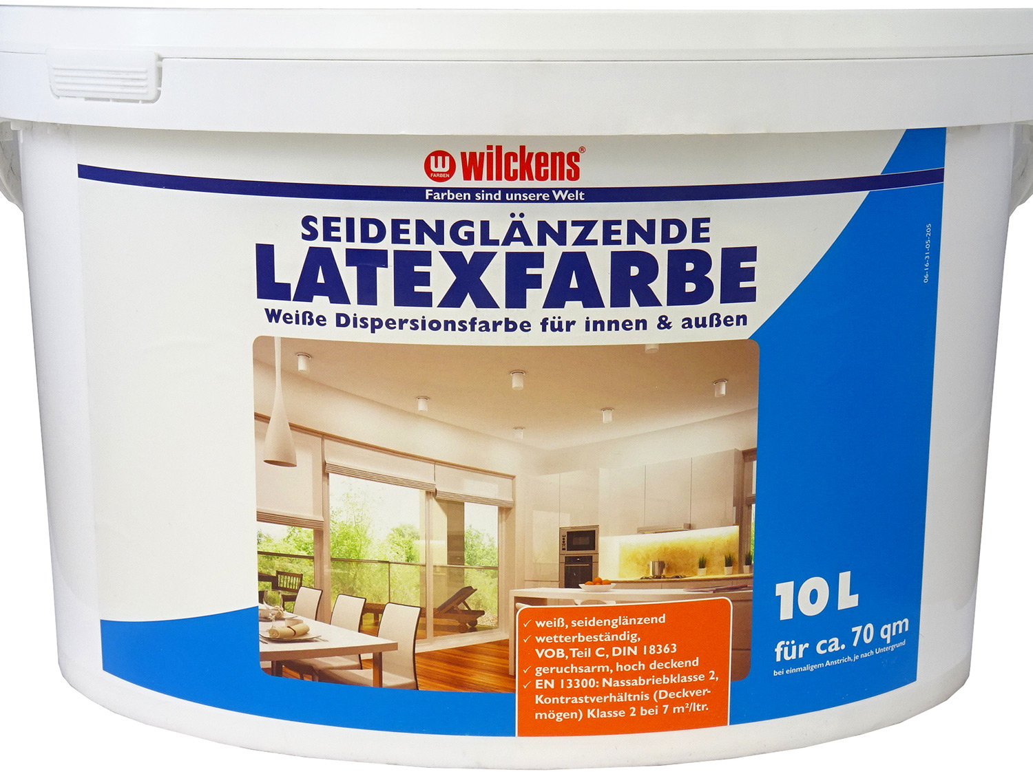 Wilckens Latexfarbe, 10l (seidenglänzend)